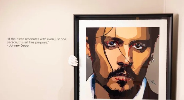 Sale of Johnny Depp's Self-Portrait from a "Dark" and "Confusing" Period