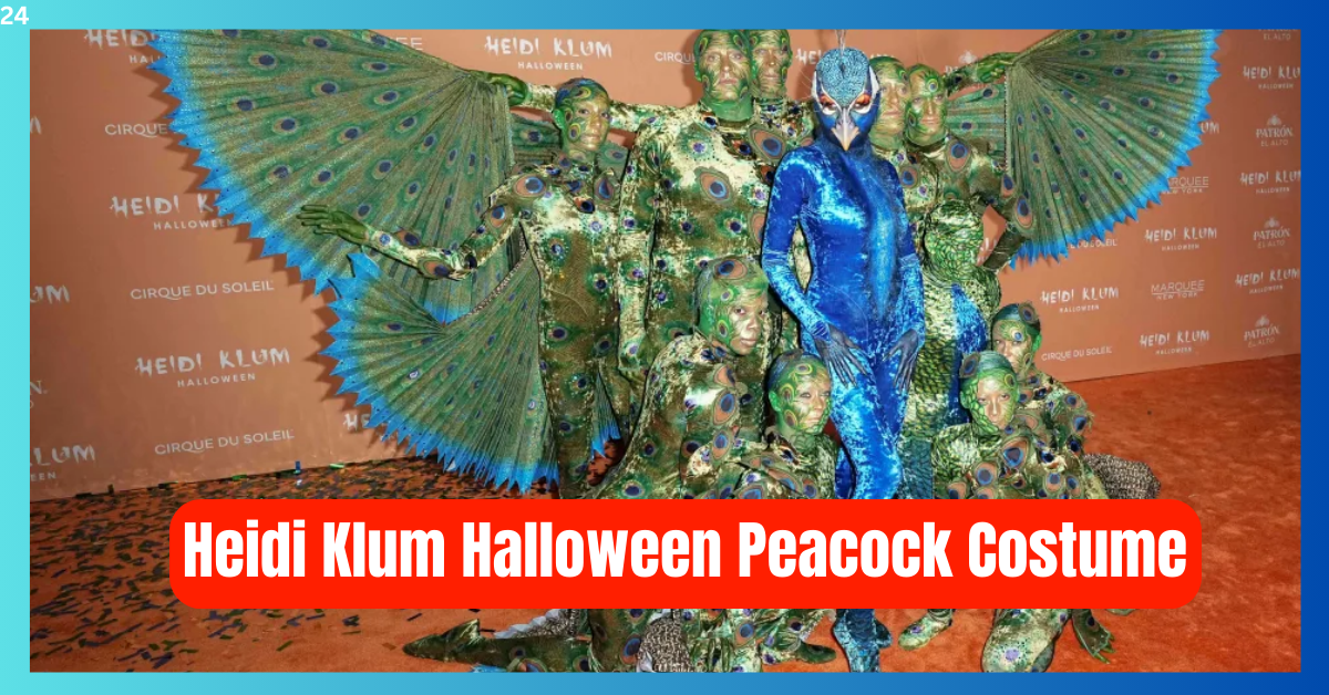Heidi Klum Just Won Halloween With Her Over-the-Top Peacock Costume
