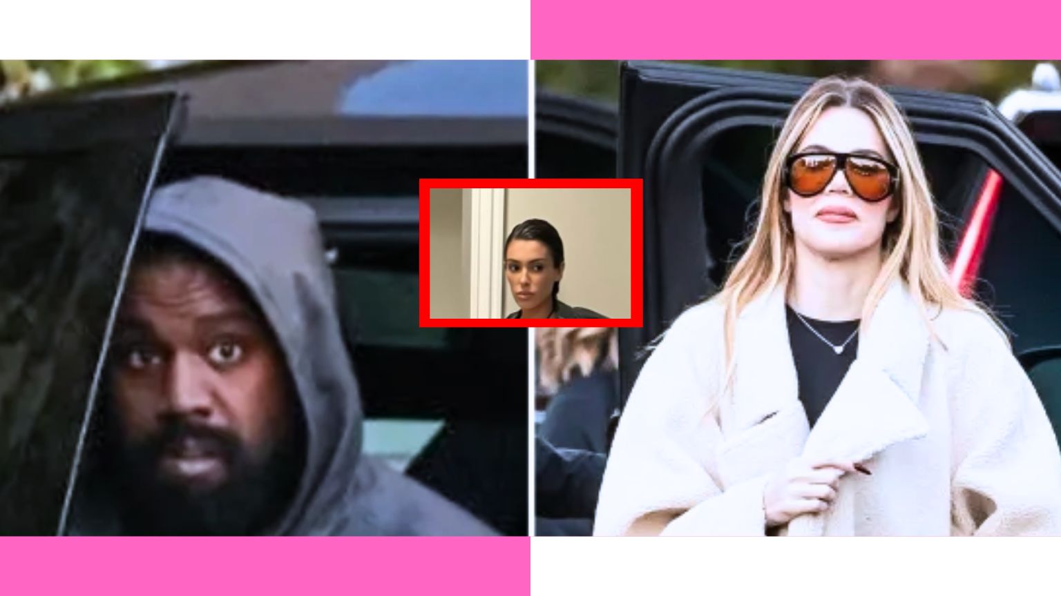 Khloe Kardashian and Kanye West Embrace Each Other at Saint's Basketball Game And Bianca Censori Angry Now
