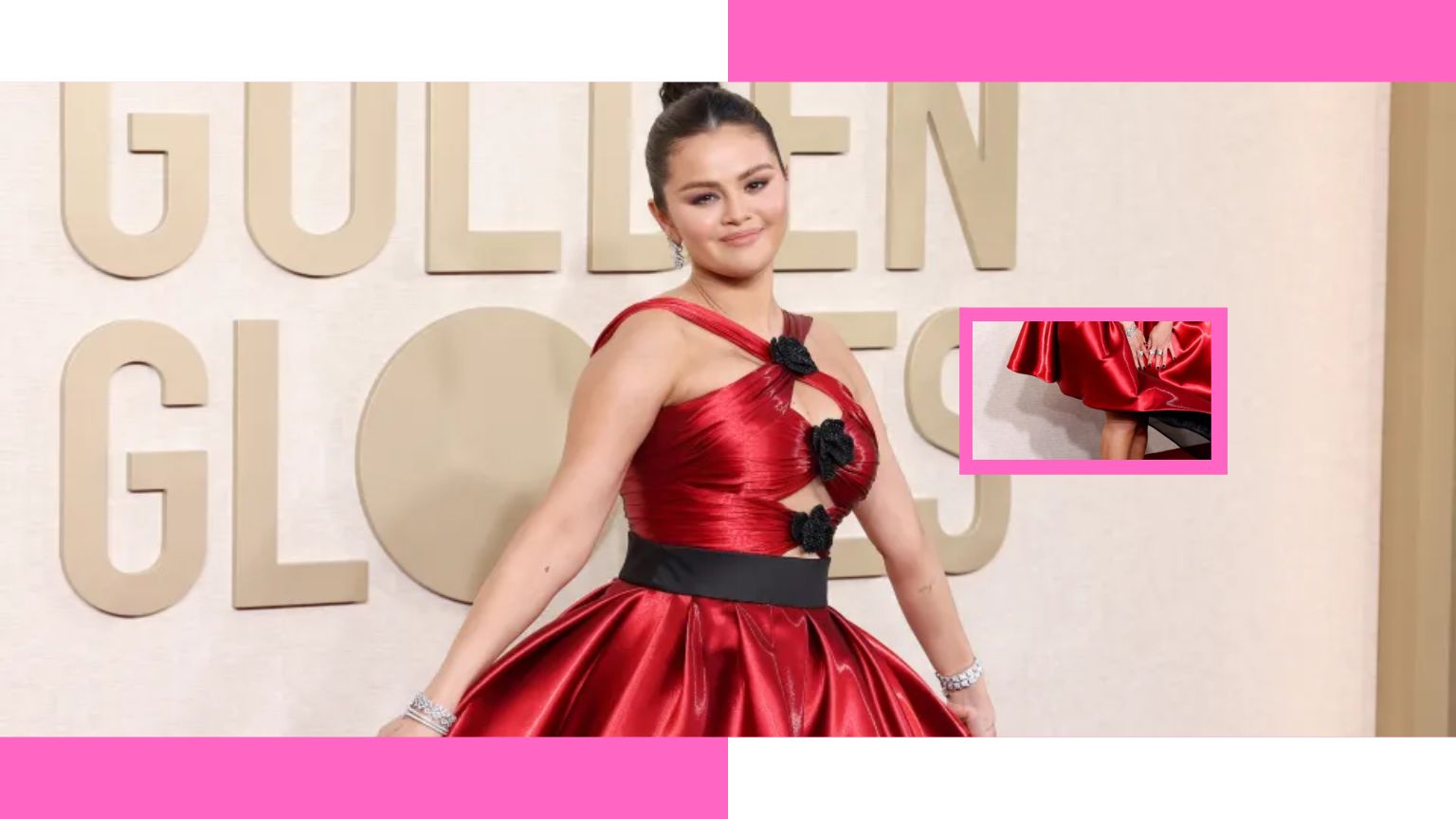 Selena Gomez major 'wardrobe malfunction' on Golden Globes red carpet but avoided 'NSFW' moment